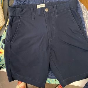 Boys Navy Blue Crewcuts by J Crew Performance Style Shorts size 6